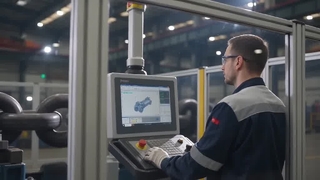 Robots in the production of anchor chain and offshor mooring chain